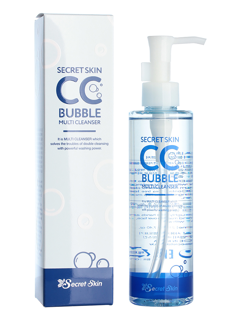 Средство для снятия макияжа, ВВ и СС кремов CC Bubble Multi Cleanser, 210мл Secret Skin