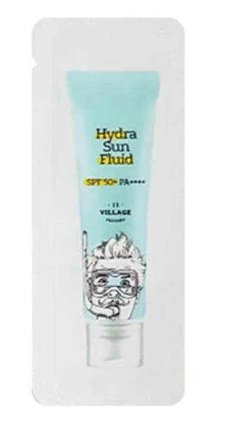 Крем флюид для лица солнцезащитный Hydra Sun Fluid SPF50+ PA++++, 1,5мл Village 11 Factory