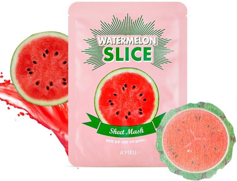 Маска тканевая с экстрактом арбуза Watermelon Slice Sheet Mask A'Pieu
