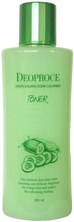 Тонер для лица успокаивающий с экстрактом огурца Hydro Calming Cucumber Toner, 380мл Deoproce