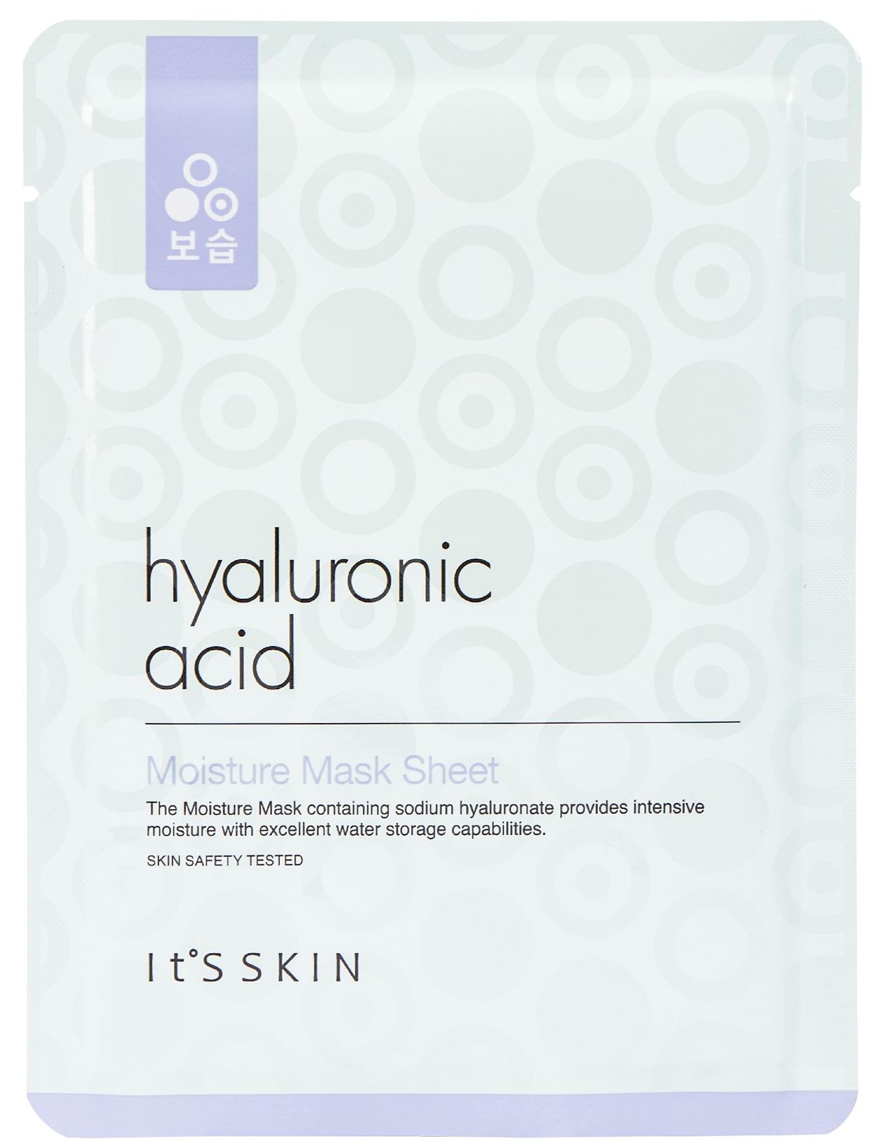 Маска для лица увлажняющая Hyaluronic Acid Moisture Mask Sheet It's Skin