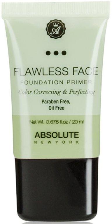 База под макияж Flawless Face, Green, зеленая Absolute New York
