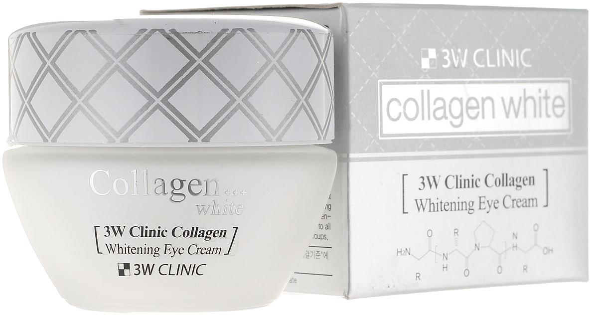 Крем для век увлажняющий с коллагеном и ниацинамидом Collagen Whitening Eye Cream, 35мл 3W Clinic