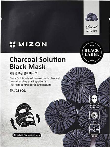 Маска для лица Solution Black Mask, 25мл Mizon
