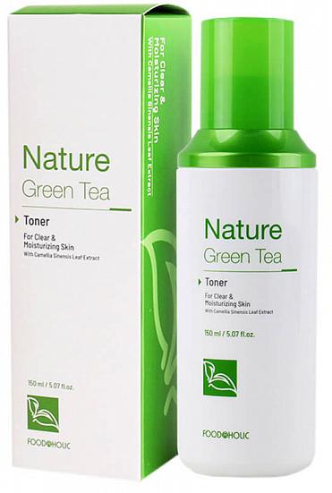 Тонер для лица Nature Green Tea Toner, 262гр FoodaHolic