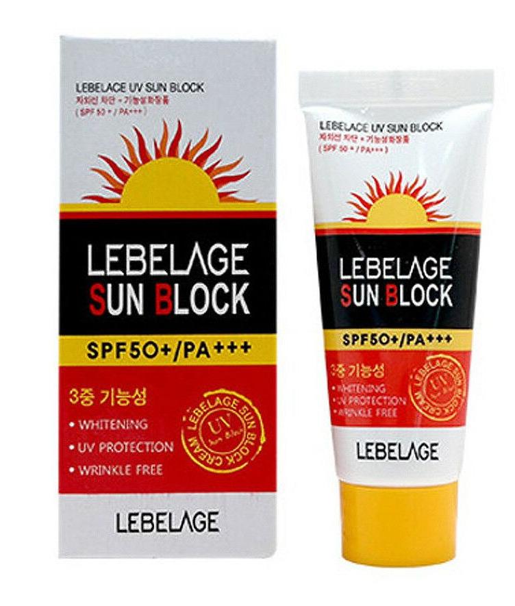 Крем солнцезащитный для лица UV Sun Block SPF50+/ PA+++ Lebelage