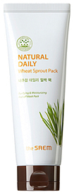 Маска для лица пшеничная Natural Daily Wheat Sprout Pack, 120 г The Saem