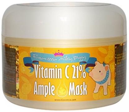 Маска для лица Vitamin C 21% Ample Mask, 100г Elizavecca