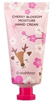 Крем для рук экстракт вишни Cherry Blossom Moisture Hand Cream Seantree