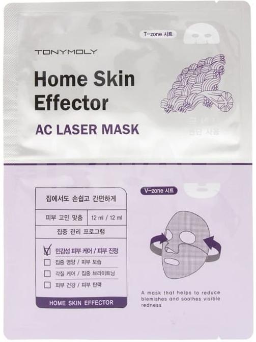 Маска для проблемной кожи Home Skin Effetor AC Laser Mask Tony Moly