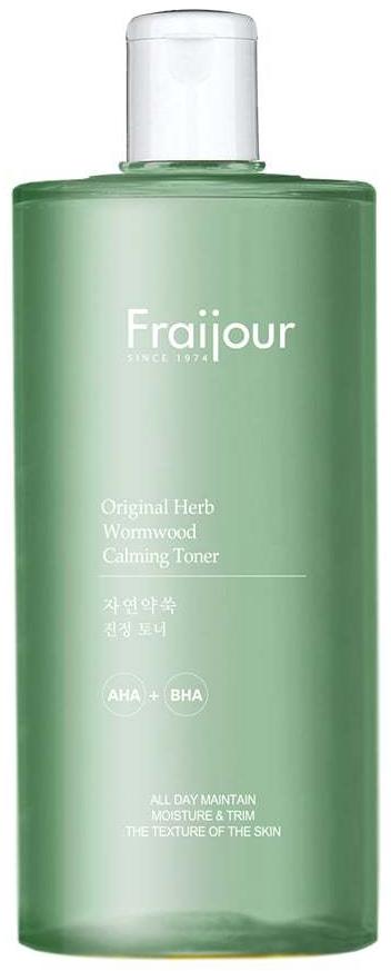 Тонер для лица с кислотами Fraijour Original Herb Wormwood Calming Toner, 500мл Evas
