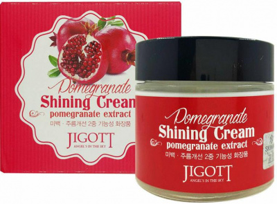 Крем с экстрактом граната для яркости кожи Pomegranate Shining Cream, 70мл Jigott