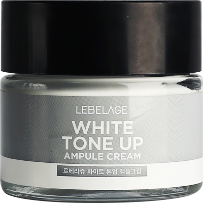 Крем для лица ампульный осветляющий с молочными протеинами White Tone Up Ampule Cream, 70мл Lebelage
