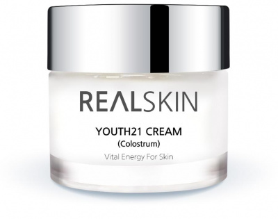 Крем для лица с витаминным комплексом Youth21 Cream Colostrum, 50г Realskin