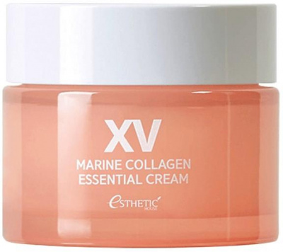 Крем для лица увлажняющий с морским коллагеном Marine Collagen Essential Cream, 50мл Esthetic House