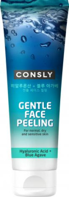 Гель для деликатного очищения Gentle Face Peeling With Hyaluronic Acid And Agave, 120мл Consly