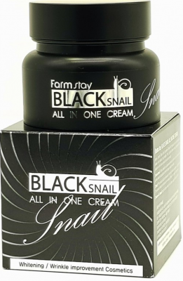Крем для лица с экстрактом черной улитки Black Snail All-in One Cream, 100мл FarmStay