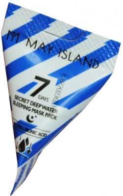 Маска для лица с гиалуроновой кислотой 7Days Secret Deep Water Sleeping Mask Pack, 3мл May Island
