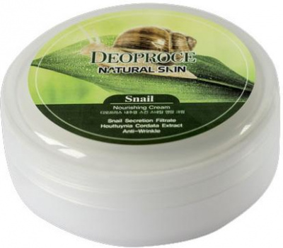 Крем для лица и тела с улиточным экстрактом Natural Skin Snail Nourishing Cream Deoproce