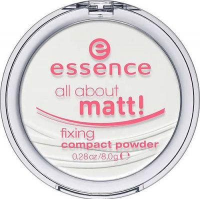 Пудра компактная матирующая All About Matt! Fixing Compact Powder прозрачная Essence