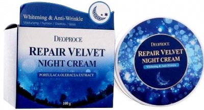 Крем для лица ночной восстанавливающий Repair Velvet Night Cream Deoproce