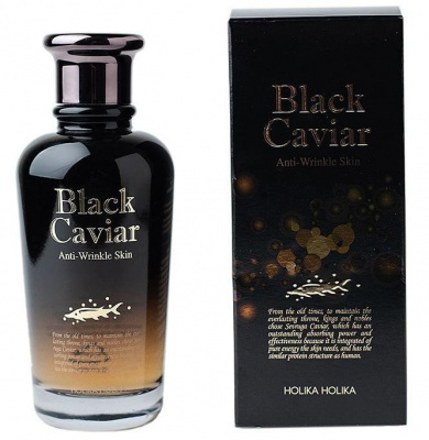 Тонер для лица Black Caviar Antiwrinkle Skin, 120мл Holika Holika