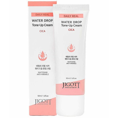 Крем для лица увлажняющий Daily Real Cica Water Drop Tone Up Cream, 50мл Jigott