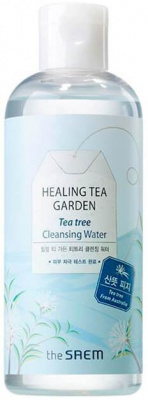 Вода очищающая увлажняющая с маслом чайного дерева Healing Tea Garden Tea Tree Cleansing Water The Saem