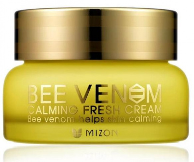 Крем для лица с прополисом и пчелиным ядом Bee Venom Calming Fresh Cream, 50мл Mizon