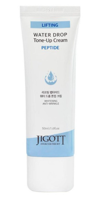 Крем для лица с пептидами Lifting Peptide Water Drop Tone Up Cream, 50мл Jigott
