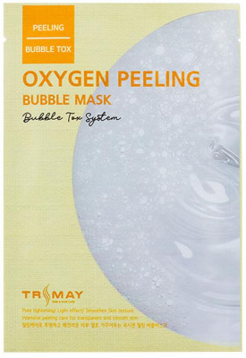 Маска тканевая Oxygen Peeling Bubble Mask, 27мл Trimay