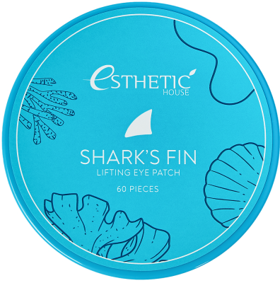 Патчи для глаз гидрогелевые плавник акулы Shark's Fin Lifting Eye Patch Esthetic House