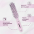 Расческа для волос подвижная Detangler Hairbrush for Wet Dry Hair Pastel Lilac Solomeya