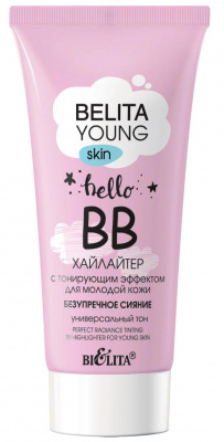 ВB-хайлайтер c тонирующим эффектом для молодой кожи «Безупречное сияние» Young Skin, 30мл Belita