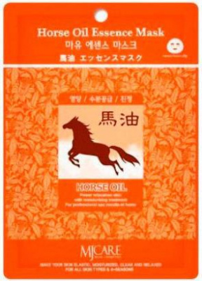 Маска тканевая Essence Mask Horse Oil, конский жир Mijin