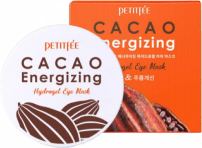 Патчи для глаз гидрогелевые с какао Cacao Energizing Hydrogel Eye Patch Petitfee