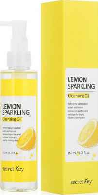 Гидрофильное масло с экстрактом лимона Lemon Sparkling Cleansing Oil, 150мл  Secret Key