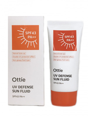 Солнцезащитный флюид UV Defense Sun Fluid SPF 43PA++, 50мл Ottie