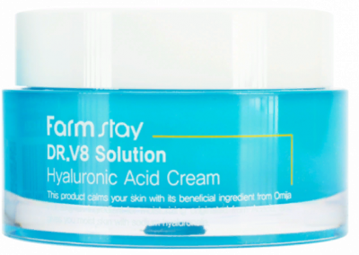 Крем с гиалуроновой кислотой Dr-V8 Solution Hyaluronic Acid Cream, 50мл FarmStay