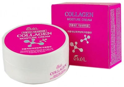 Крем для лица увлажняющий с коллагеном Moisture Cream Collagen, 100мл Ekel