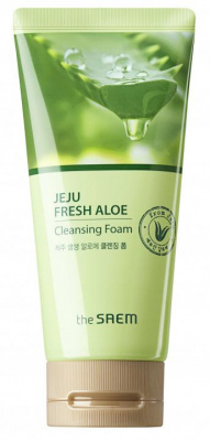 Пенка для умывания Jeju Fresh Aloe Cleansing Foam, 150г The Saem