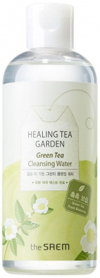 Вода очищающая увлажняющая с экстрактом зеленого чая Healing Tea Garden Green Tea Cleansing Water The Saem