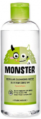 Мицеллярная вода Monster Micellar Cleansing Water, 300мл Etude House
