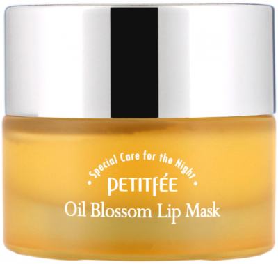 Маска для губ ночная Маска для губ с облепихой и куркумой Oil Blossom Lip Mask, 15г Petitfee