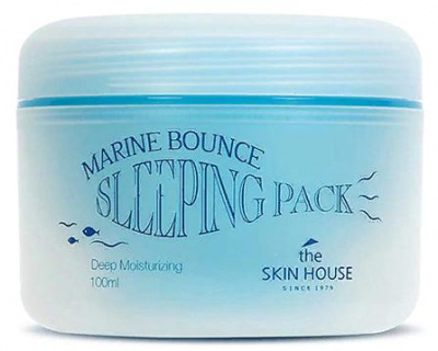 Маска для лица Marine Bounce Sleeping Pack, 100мл The Skin House