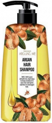 Шампунь для поврежденных волос Around me Argan Hair Shampoo, 500мл Welcos