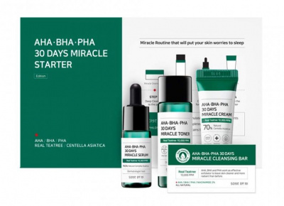 Набор для проблемной кожи AHA/BHA/PHA 30 Days Miracle Starter Kit 4 Some by mi