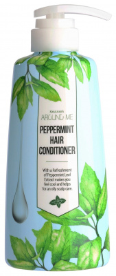 Кондиционер для волос Around Me Peppermint Hair Conditioner, 500мл Welcos