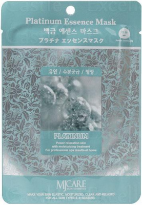 Маска тканевая Essence Mask Platinum, платина Mijin