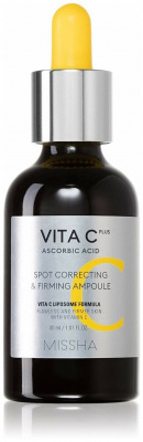 Сыворотка для лица с витамином С Vita C Plus Spot Correcting & Firming Ampoule, 30мл Missha